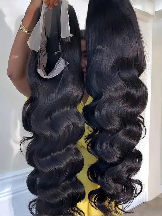 HD Transparent Body Wave Lace Front Wig – Brazilian Remy Human Hair